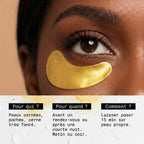 Patch anti-cerne et hyperpigmentation au curcuma - Atténuez visiblement vos cernes foncés et pigmentaires en seulement 15 minutes.