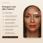 Tampon à Sourcils Luawé – Kit Pochoirs & Poudre Waterproof - LUAWE BEAUTY